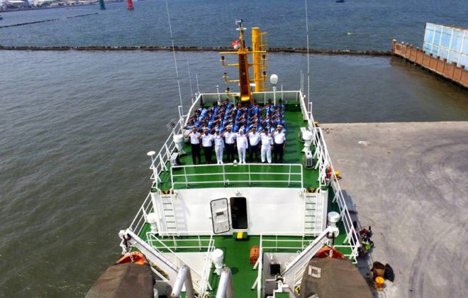 Upacara Kapal Sanus 66 SMK Pelayaran Lusiana Tangerang